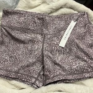 NWT Purple Patterned I Am Becoming 3” No Slip Shorts